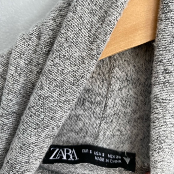 Zara Size S Grey Long Turtleneck Sweater - Picture 5 of 7